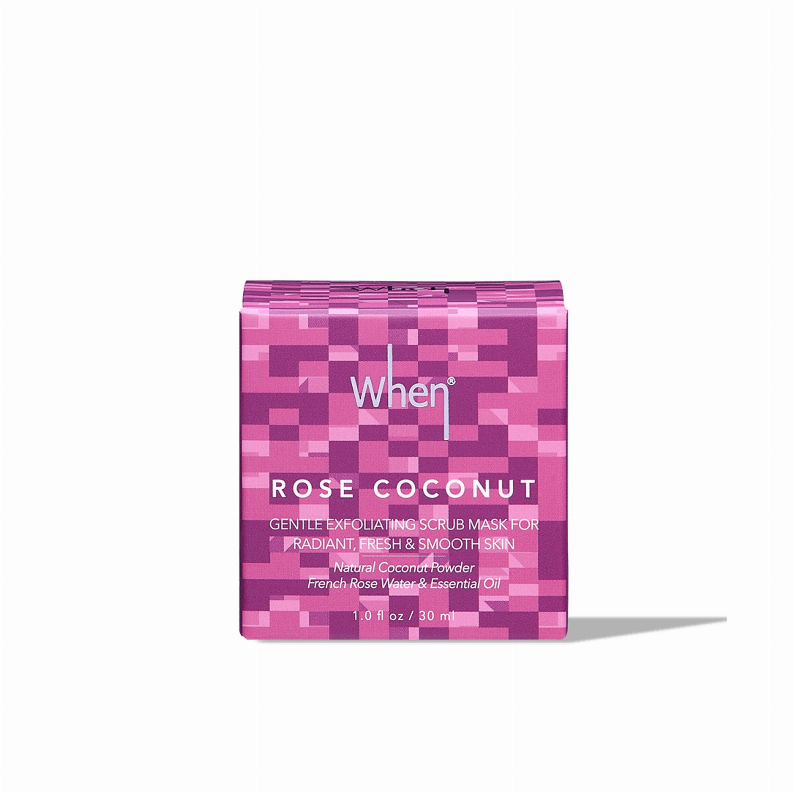 Rose Coconut Gentle Exfoliating Scrub Mask - When