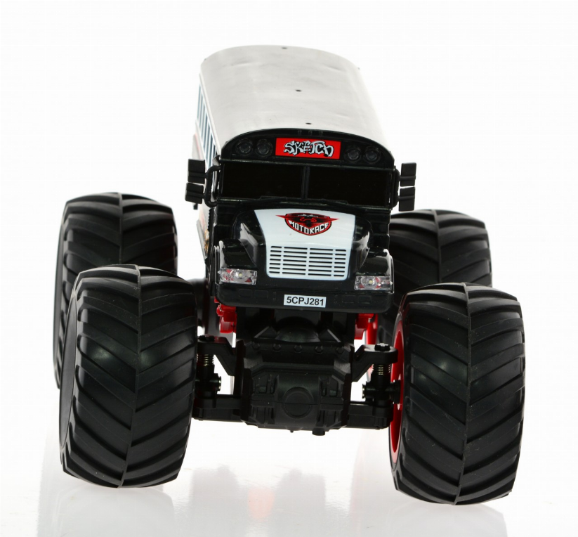 1:18 Big Wheel Racing school bus with Lights & Sounds