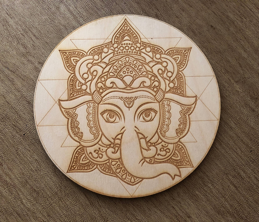 Ganesha Yantra Crystal Grid - Ganesh