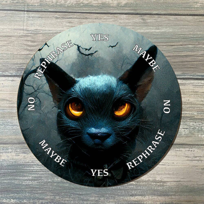 Halloween Cat Pendulum Board