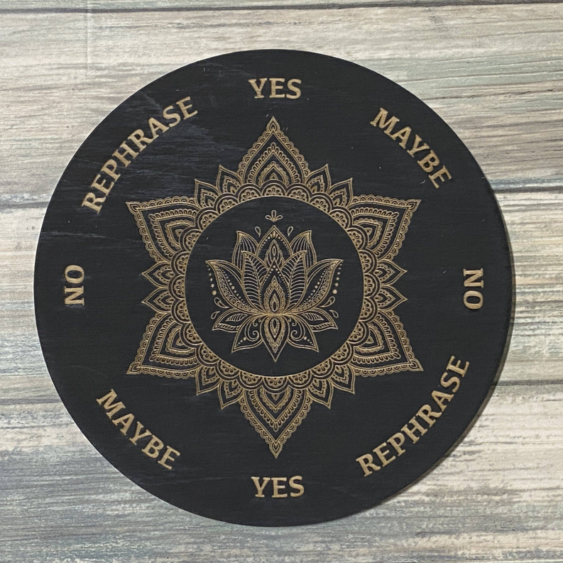 Lotus Mandala Pendulum Board