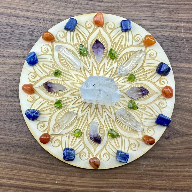 Mandala Crystal Grid