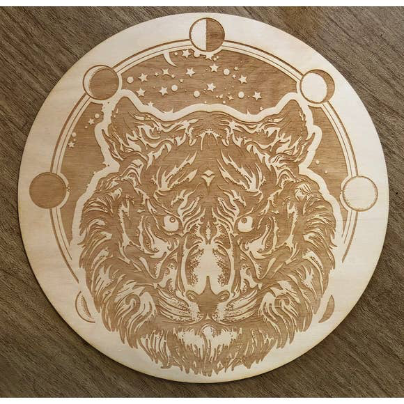 Tiger Moon Phase Crystal Grid