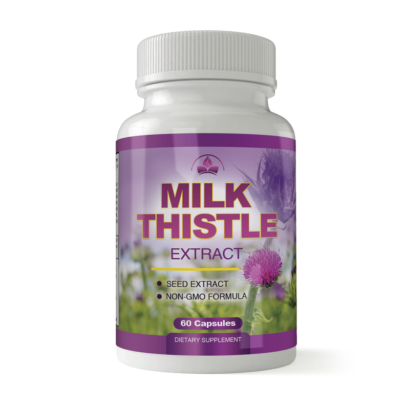 Totally Products Milk Thistle Seed Extract with 80% Silymarin (60 Capsules)
