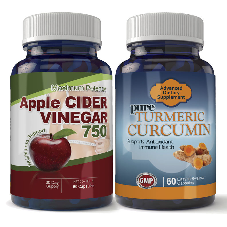 Apple Cider and Turmeric Extract Combo pack