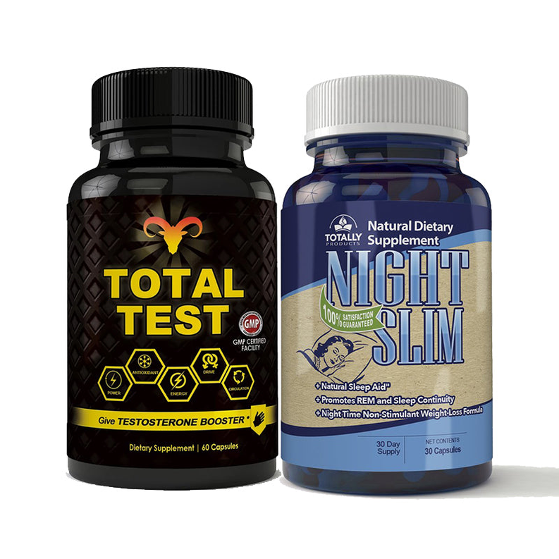 Total Test Testosterone Booster and Night Slim Combo Pack