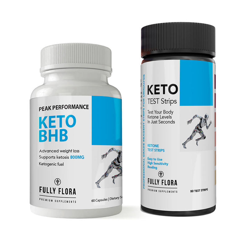 Fully Flora Keto Strips and Keto BHB Combo Pack