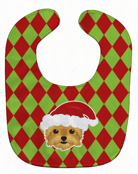 Christmas Dog Breed Baby Bib
