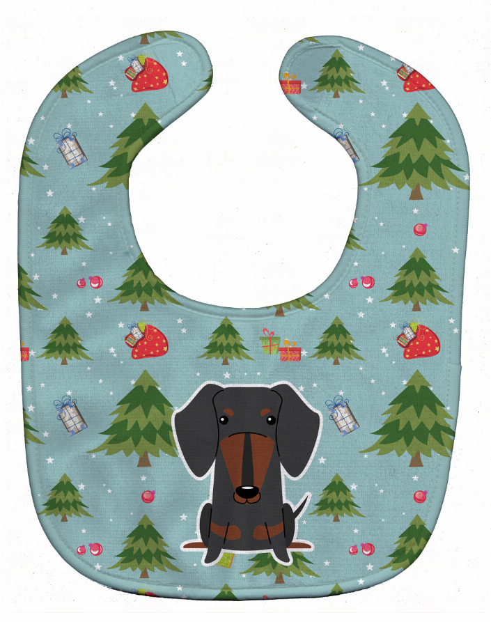 Christmas Dog Baby Bib