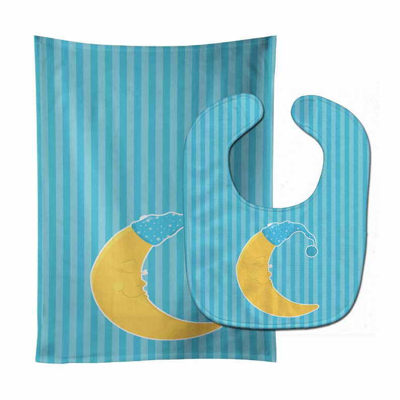 Boy Baby Bib & Burp Cloth