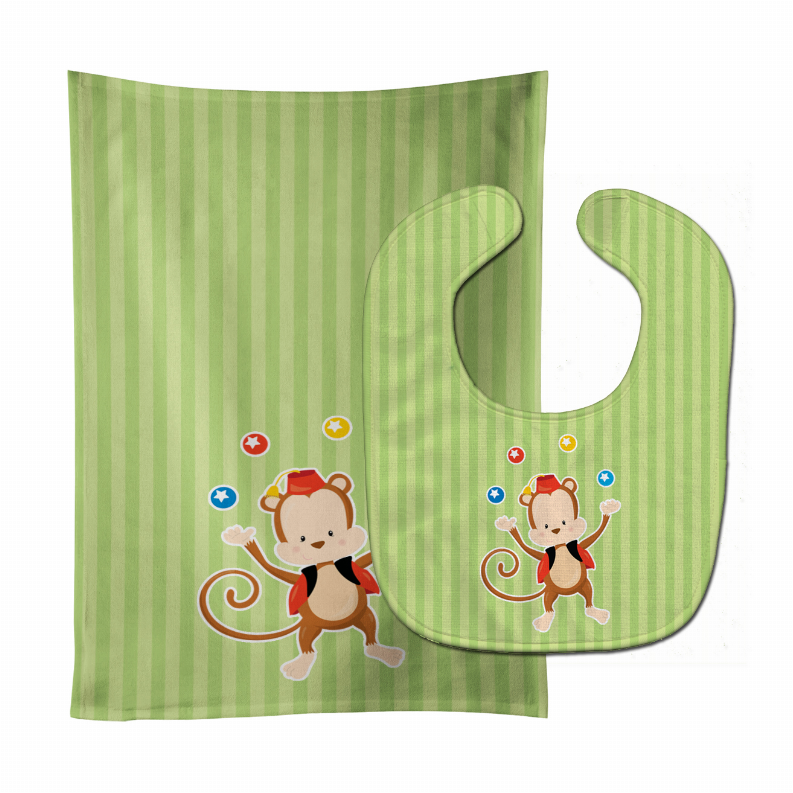 Circus Baby Bib & Burp Cloth