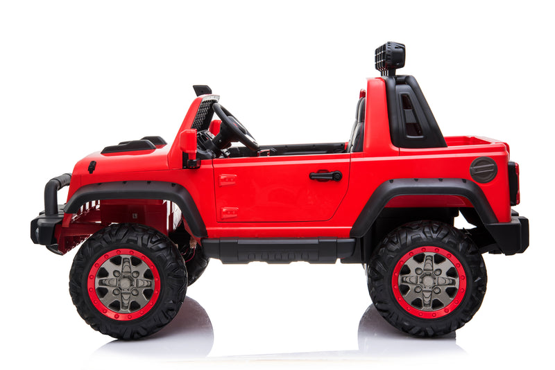 24V Freddo Toys Jeep with Top Lights 2 Seater Ride on