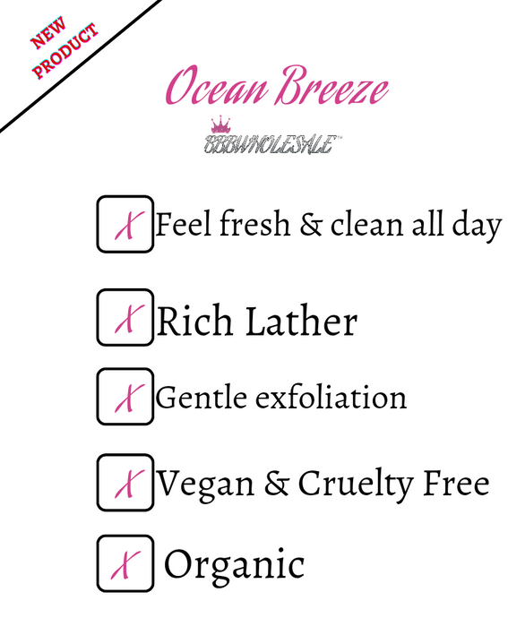 OCEAN BREEZE Exfoliating Organic Body Wash