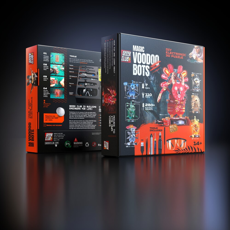 Voodoo 7 ROBOTS full set Printed Circuit Boards + Tools