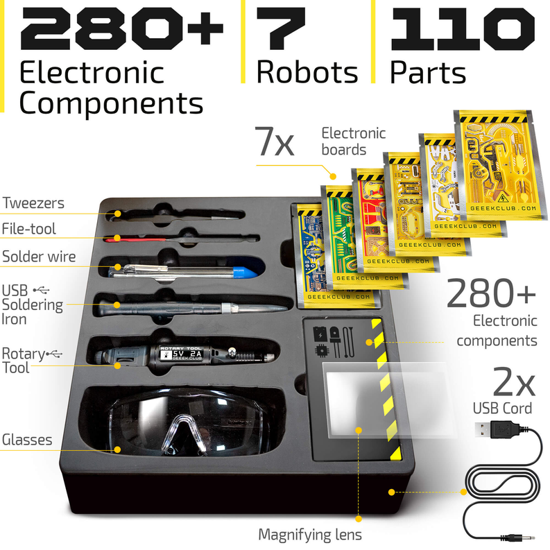 Voodoo 7 ROBOTS full set Printed Circuit Boards + Tools