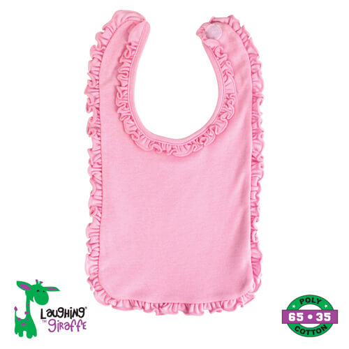 The Laughing Giraffe Baby Ruffles Bib