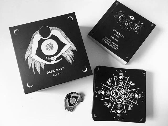 Dark Days Tarot & Pin Set