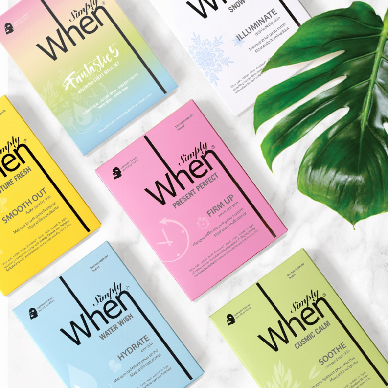 Fantastic Five Assorted Sheet Mask (5 Piece Set) - Simply When