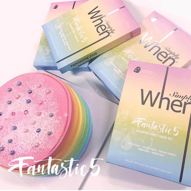 Fantastic Five Assorted Sheet Mask (5 Piece Set) - Simply When