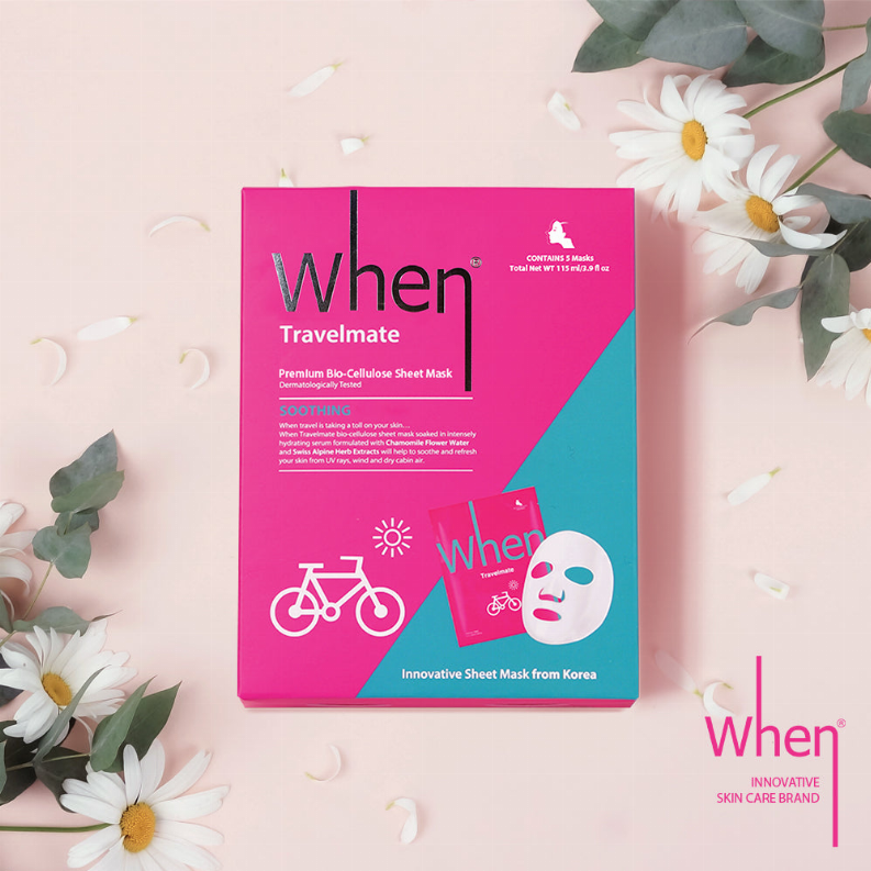 Travelmate Refreshing Premium Bio-Cellulose Sheet Mask - When