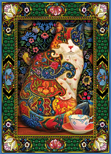 Painted Cat 1000-Piece Puzzle