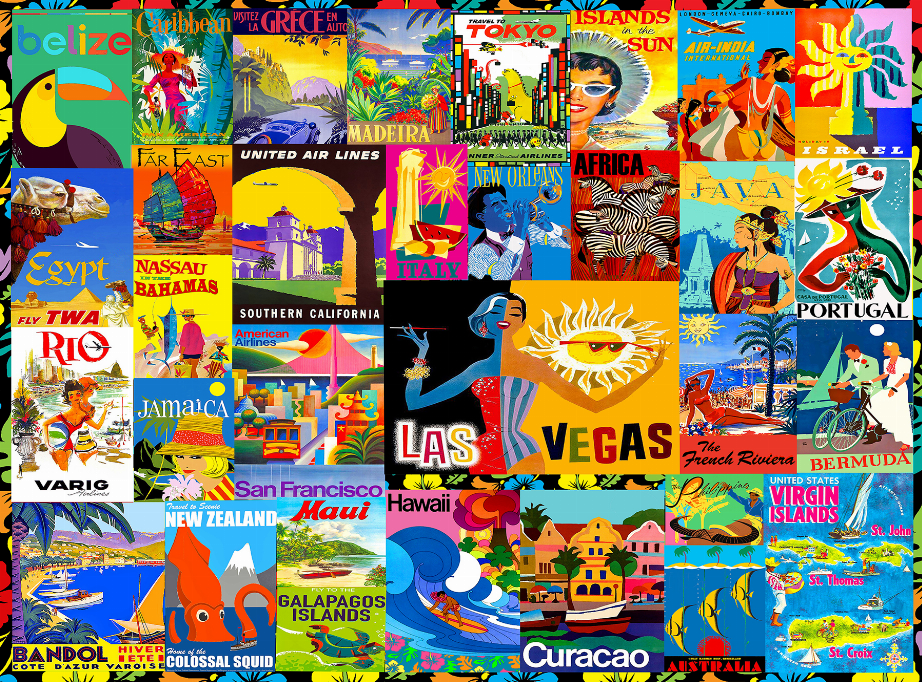 Exotic Travels 1000-Piece Puzzle