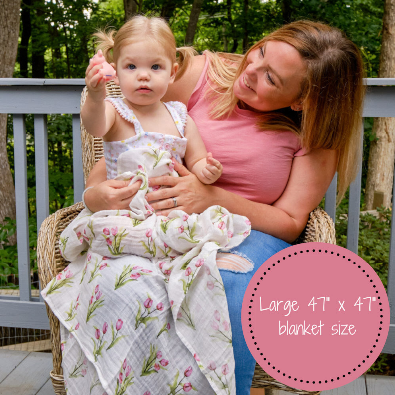 Tulip Garden Swaddle