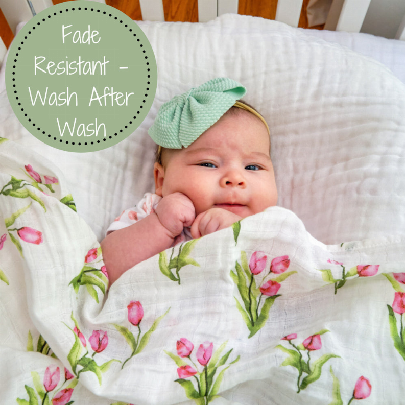 Tulip Garden Swaddle
