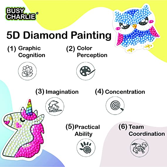 5D Diamond Painting Kit for Kids Assortment