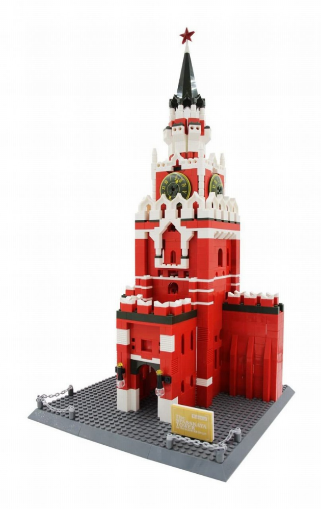 The Spasskaya Tower of Moscow Kremlin - Russia