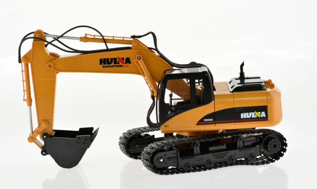 Excavator With Rechargeable Batteries And Metal Bucket