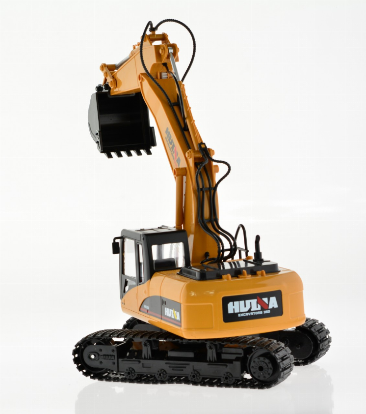 Excavator With Rechargeable Batteries And Metal Bucket