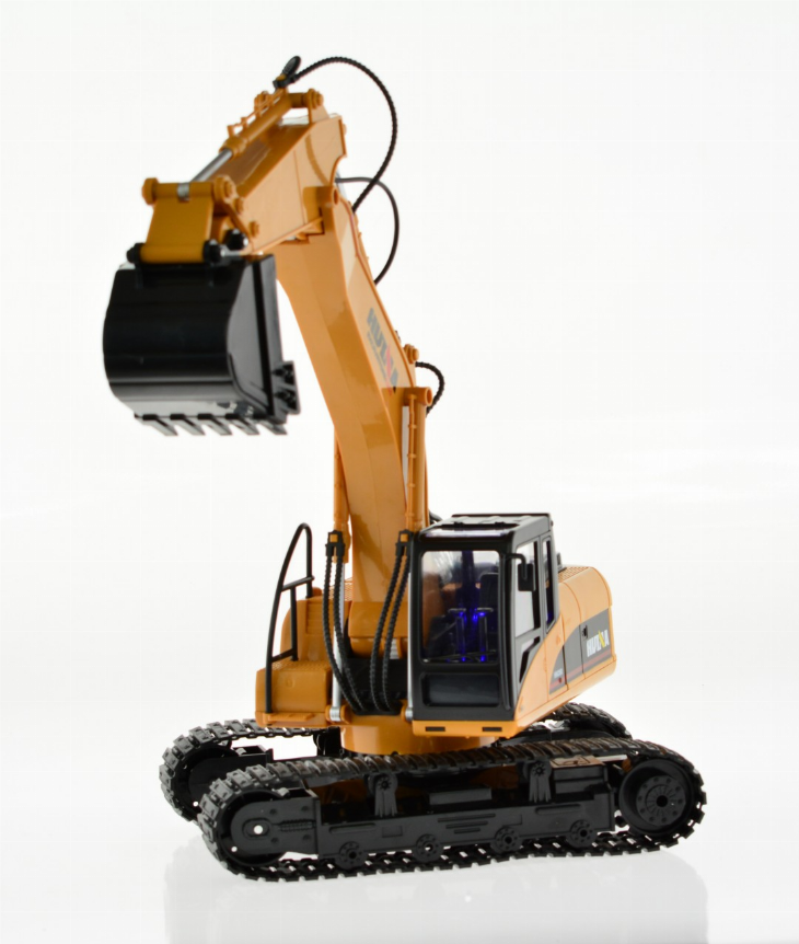 Excavator With Rechargeable Batteries And Metal Bucket
