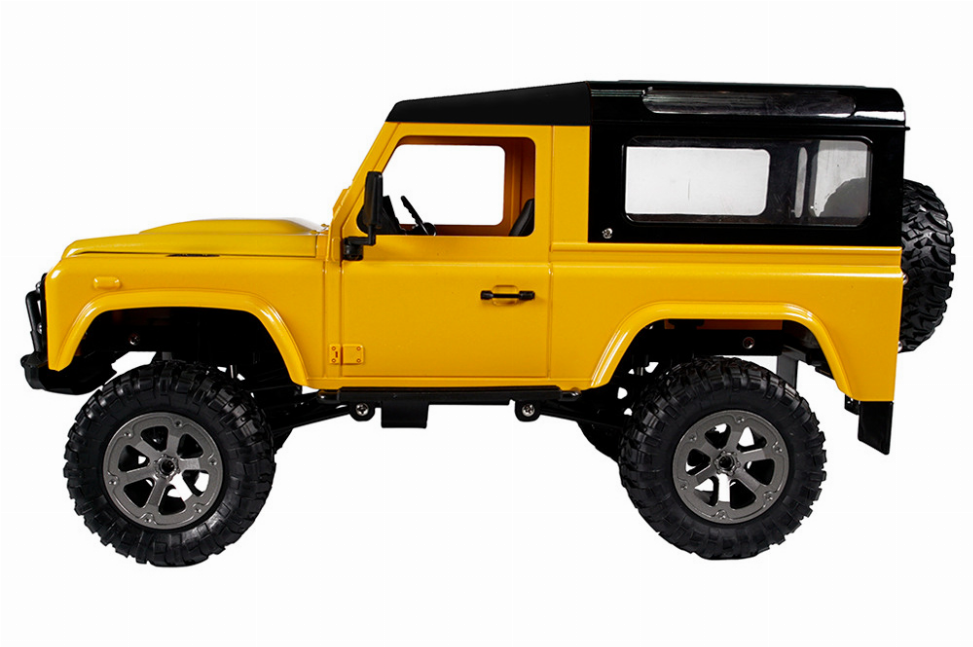 2.4 GHz 1:12 scale land rover with tracks and wheels