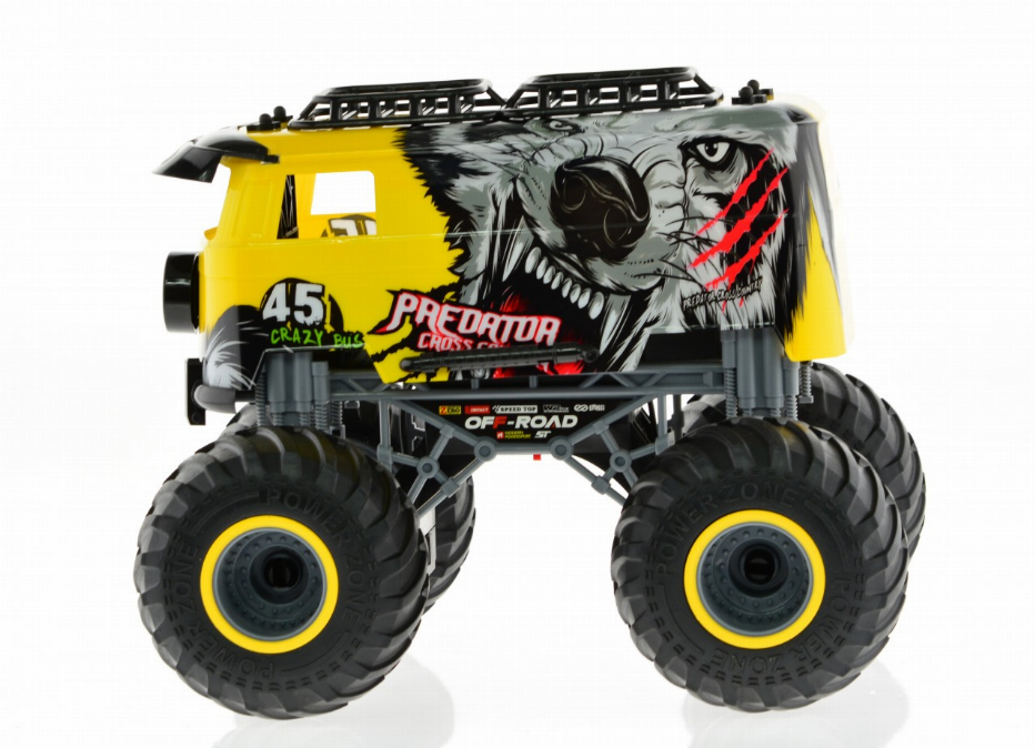 1:16 big wheel toy truck with VW bus body 2.4 GHz