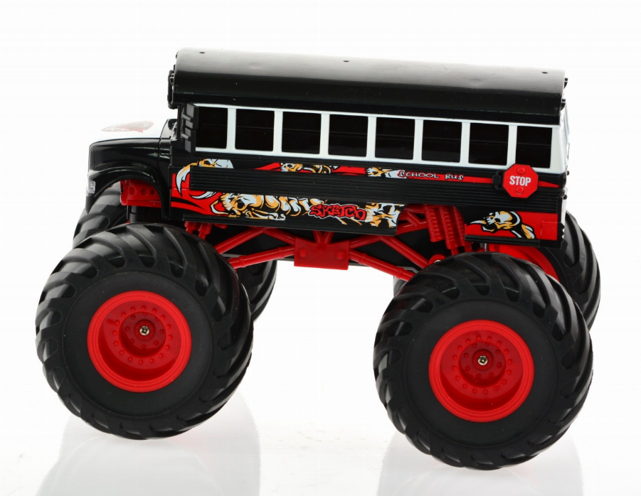 1:18 Big Wheel Racing school bus with Lights & Sounds