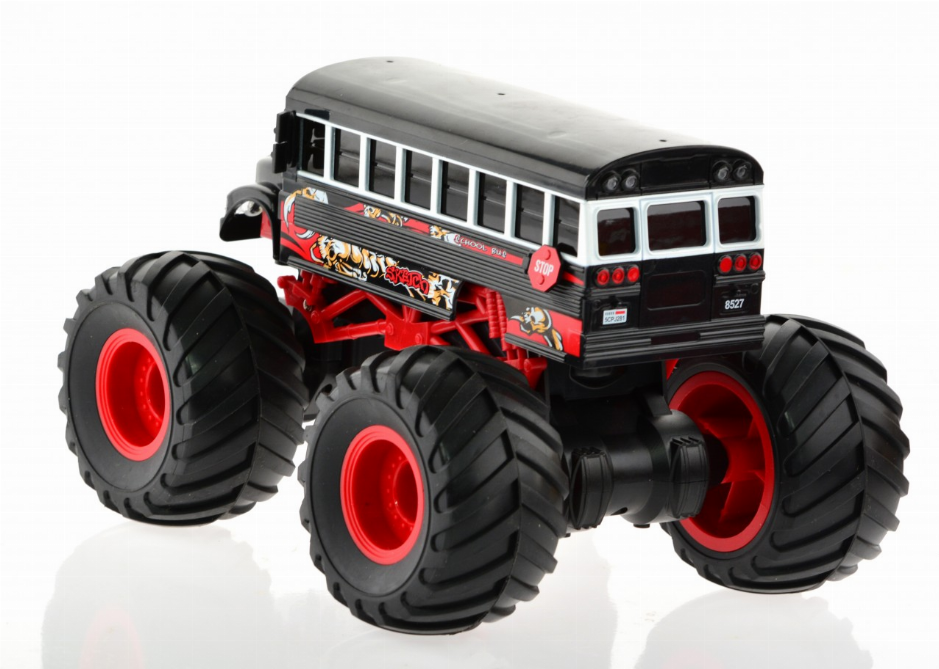 1:18 Big Wheel Racing school bus with Lights & Sounds