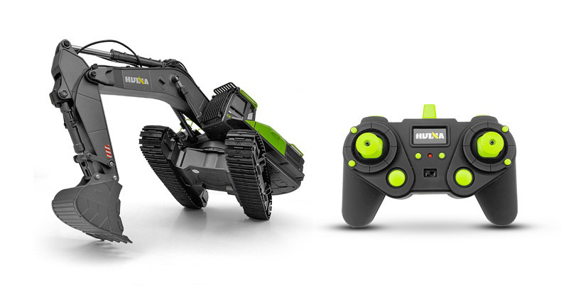 Excavator With Metal Bucket