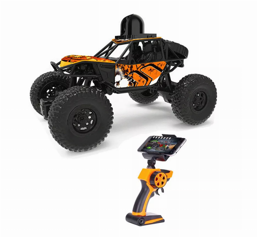 1:22 scale rock climber with FPV camera. Transmitting in 720P