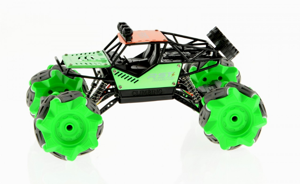 1:18 scale truck with "funny" spinning wheels