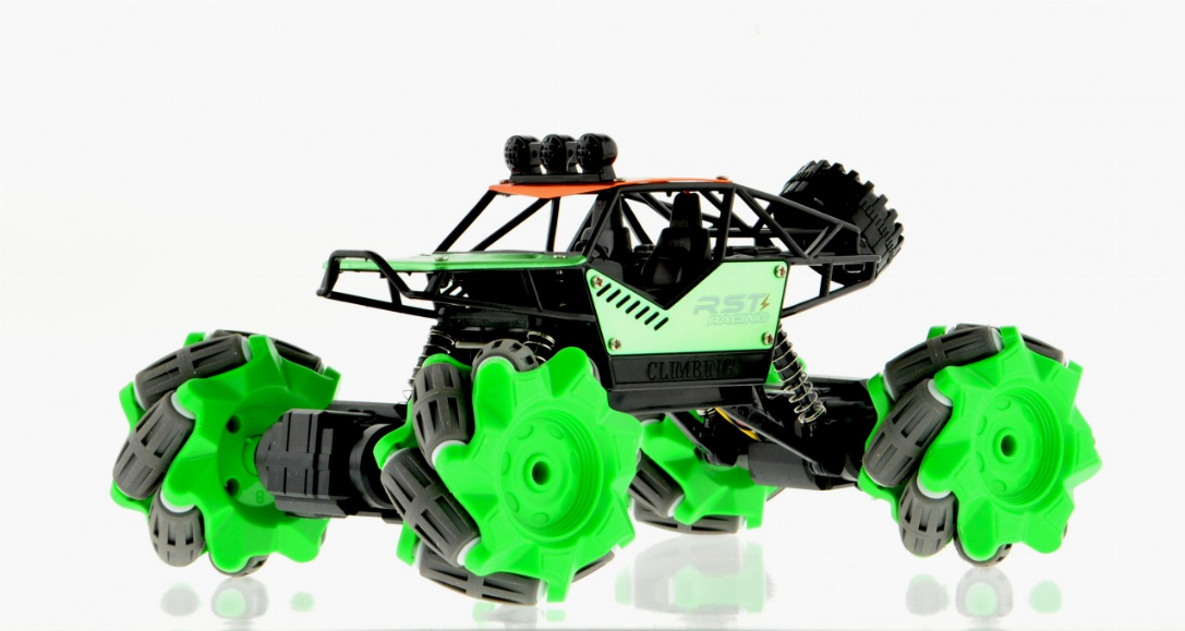 1:18 scale truck with "funny" spinning wheels