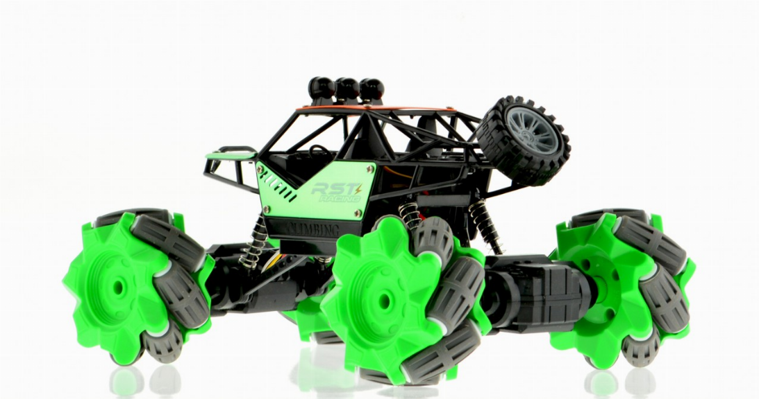 1:18 scale truck with "funny" spinning wheels