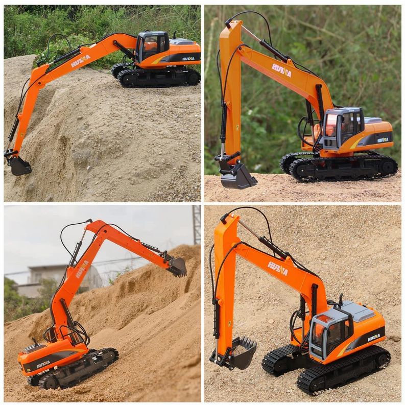 Long Arm Excavator With Rechargeable Batteries And Metal Bucket