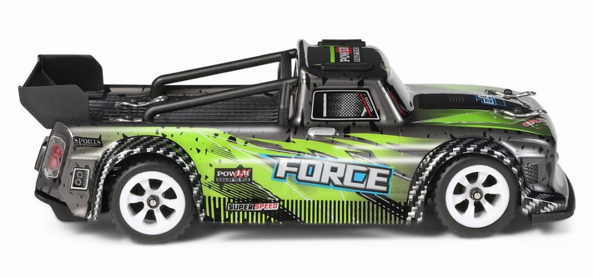 1:28 scale Hoonigan truck with lights and 20 MPH top speed