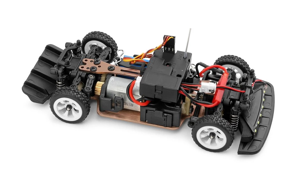 1:28 scale Hoonigan truck with lights and 20 MPH top speed