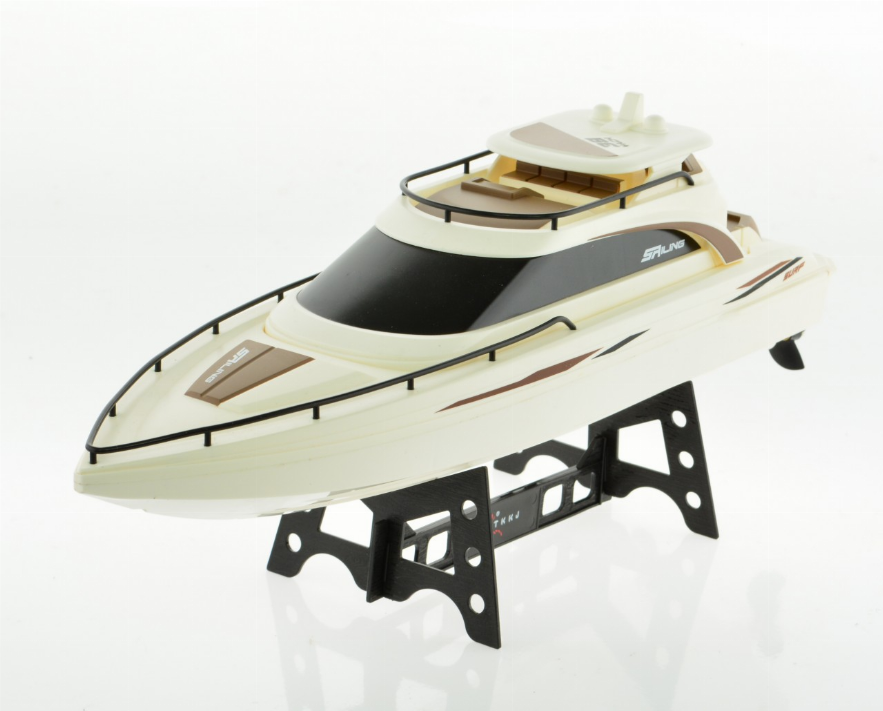 Luxury Rc Yacht With 2 Motors 2.4 Ghz And Rechargeable Batteries