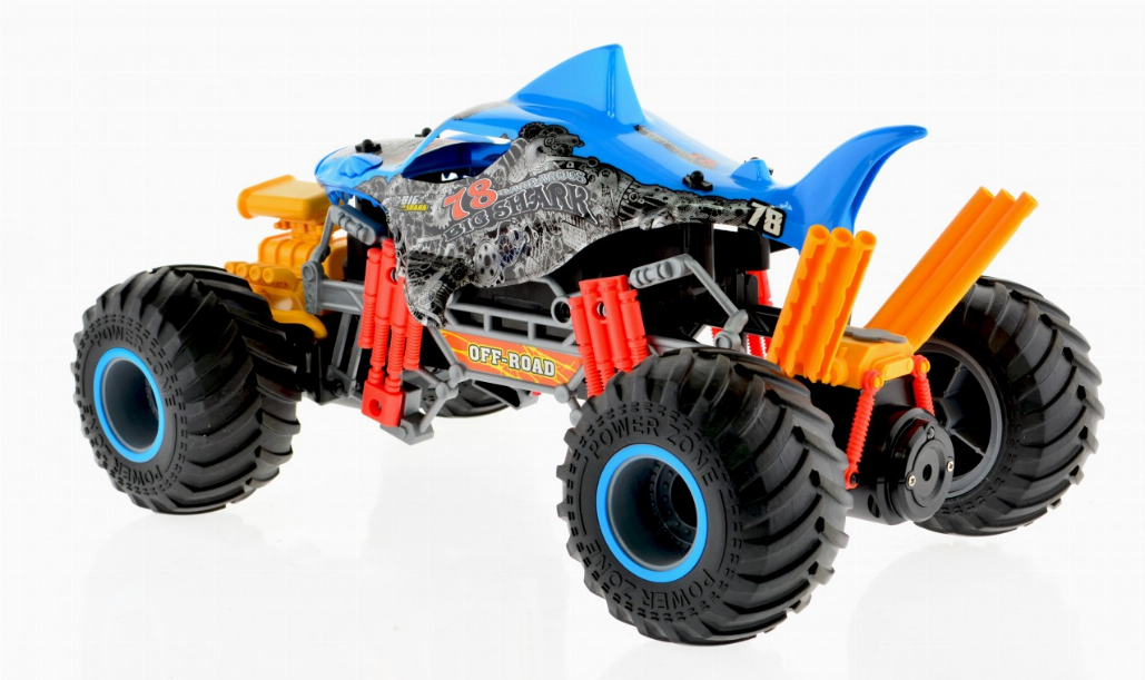 2.4G 1:10 RC Shark with smoking function and running engine