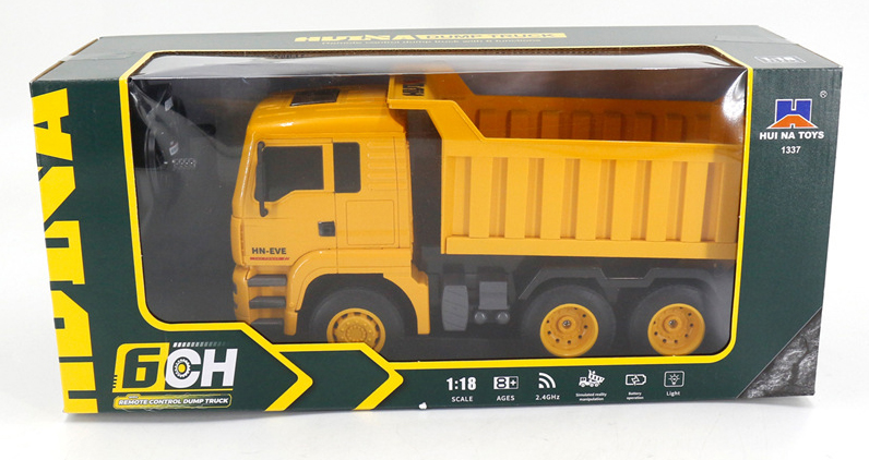 2.4G 1:18 6Ch RC Dump Truck