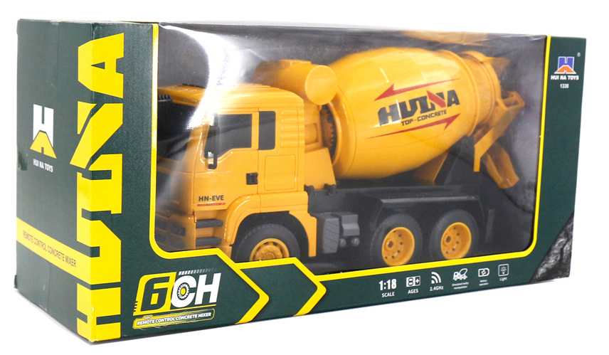2.4G 1:18 6Ch RC Cement Mixer Truck
