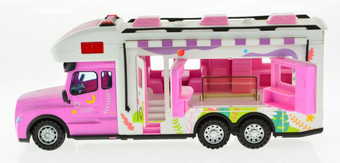 2.4G Pink Rv With Lights, Sound And Accessories